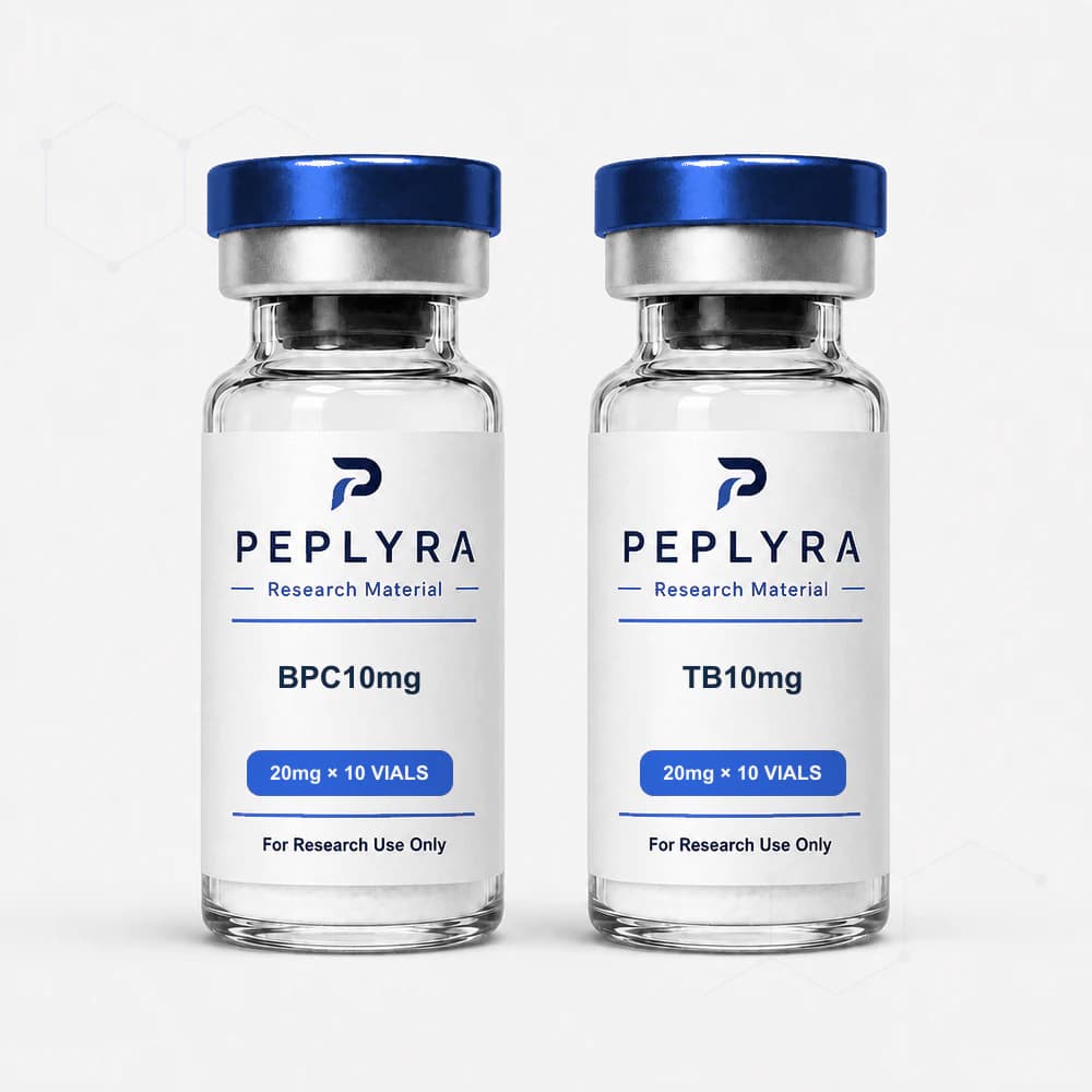 BPC10mg+TB10mg research vial