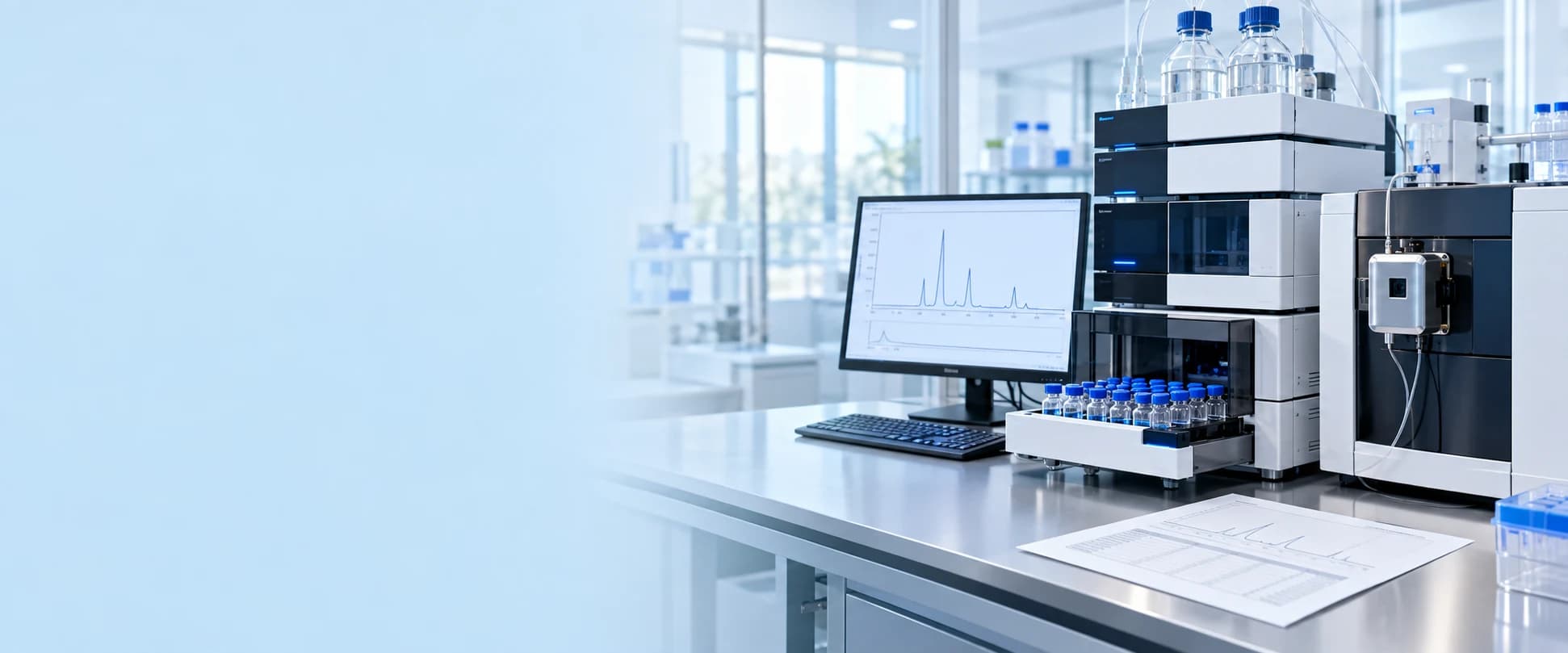 HPLC analytical review and chromatogram documentation