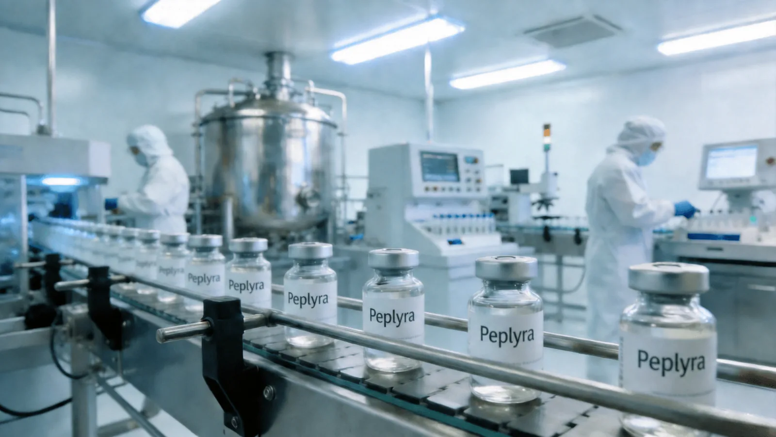 Peplyra peptide production and laboratory fulfillment